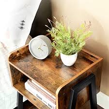 Novica, the impact marketplace, features unique accent tables and ideas handcrafted by talented artisans worldwide. Vasagle Alinru Nightstand Stackable End Table Side Table For Small Spaces Storage Compartment Industrial Accent Farmhouse Goals