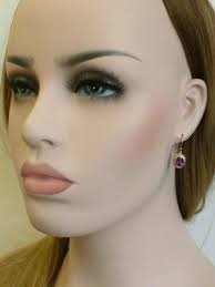 Vintage Amethyst Ohrringe, Massives Gold, 9ct 9k, 14k 18k viktorianisch  Filigrane Tropfen Ohrringe, Damen Tropfen Ohrringe, Hakendraht, Custom E4