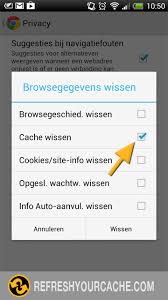 Refresh Your Cache In Chrome On Android Refreshyourcache Com
