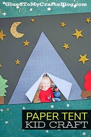 Maybe you would like to learn more about one of these? Camping Themed Paper Tent Kid Craft Idea For Summer Camp Plans