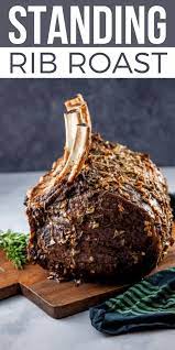 Standing Rib Roast Recipe Sundaysupper Recipe Rib Roast Recipe Rib Roast Prime Rib Roast Recipe