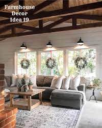 Farmhouse Decor Clean Crisp Organized Farmhouse Style Decor Ideas For Your Home Rustic Farmhouse Living Room Modern Farmhouse Living Room Farm House Living Room
