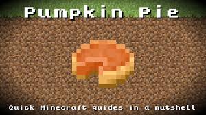 Recipes are not displayed on this page! Minecraft Pumpkin Pie Recipe Item Id Information Up To Date Youtube