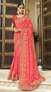 Maybe you would like to learn more about one of these? Ideal Pink Silk Contrast Blouse Saree Ek21062