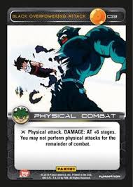 Dragon ball z tcg panini: Dragon Ball Z Heroes Villains Single Card Common Black Overpowering Attack C19 Foil Toywiz
