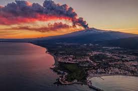 Etna, located on the island of sicily, italy, is a stratovolcano that has had historical eruptions dating back 3,500 years. Hubexdo1y3w42m