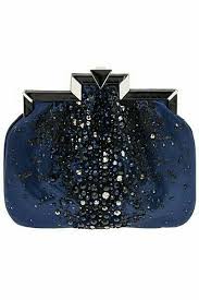 Giorgio Armani Pochette In Satin Con Cristalli E Chiusura Ispirazione Art Deco Giorgio Armani Boncuklu Cantalar Cantalar