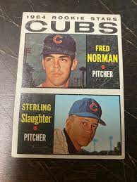 1964 Topps #469 Cubs Rookie Stars - Norman / Slaughter | eBay