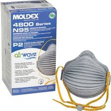 Order quality disposable respirators from moldex. Yocup Company Moldex 4800 N95 Respirator Mask Airwave Box Of 8