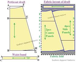 Sudhas Apparel Patterns How To Make Simple Saree Petticoat