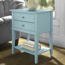 Dmitry 2 Drawer End Table In 2020 End Tables Western Furniture End Tables With Storage