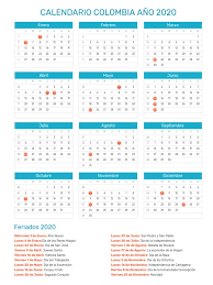 A continuación te contamos cuáles son las fechas especiales, efemérides y festivos del calendario 2021 del mes de agosto en colombia. Calendario Colombia 2020 Calendario