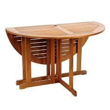 Fabius Folding Solid Wood Dining Table Kursi