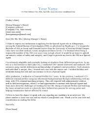 People that have an arrest or conviction record may find themselves. Fbi Cover Letter Example Writing Tips Resume Genius