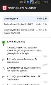 Adana nöbetçi eczaneleri uygulamamız ile size en yakın adana nöbetçi eczanelerine telefon veya konum bilgisi aracılığıyla yol tarifi alarak ulaşabilirsiniz. Nobetci Eczane Adana For Android Apk Download