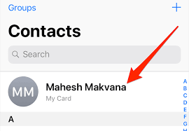 Change my card on iphone. How To Change Your Airdrop Name On Iphone Mac Ipod
