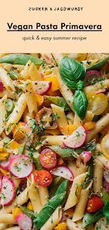 Vegan Pasta Primavera Recipe Vegan Pasta Primavera Pasta Primavera Vegan Pasta