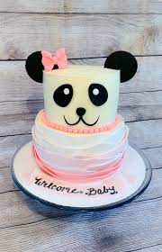 Panda Cake Panda Baby Shower Cake Panda Cakes Baby Shower Cakes