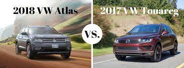 On top of that, the maximum cargo space inside the 2018 atlas offers over 30 more cubic feet of space than the 2017 touareg. 2018 Vw Atlas Vs 2017 Vw Touareg Capistrano Volkswagen