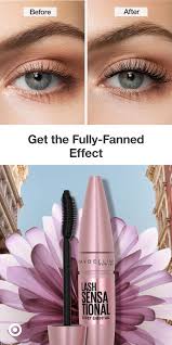 Maybelline Eye Lash Sensational Mascara 0 32 Fl Oz Maybelline Eye Maybelline Cosmetics Maybelline Lash Sensational Mascara