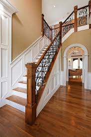 Traditional Staircases 2 Story House Traditional Two Story Entry Foyer With Staircase And Custom Oak And Staircase Remodel Traditional Staircase House Stairs