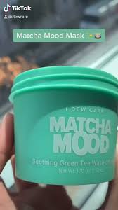 I Dew Care Matcha Mood Soothing Green Tea Wash Off Face Mask Korean Skincare Kbeauty Tiktok Video Skin Care Hair Care Face Skin Care Skin Care Solutions