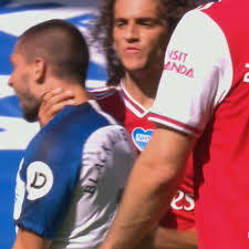 Football player @arsenal @adidasfootball athlete m.r. Matteo Guendouzi Facing Fa Charge And Possible Ban After Grabbing Neal Maupay By Throat Irish Mirror Online