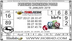 Hobi4d Prediksi Hongkong Pools 16 Januari 2019 Angka Main 1 6 8 9 Bbfs 1 6 8 9 2 Kepala 8 4 Ekor 9 3 Casino Agen Bandar