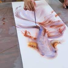 demo fighting fish watercolor animals work with animals tie dye top
