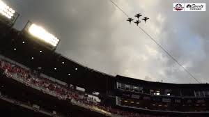 Wouldnt be suprised if some of the open cars going into the all star will have damage before hand. F 18 Flyover
