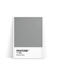 Pantone Print Pantone Poster Pantone Neutral Gray Pantone Etsy Pantone Pantone Decor Online Printing Companies