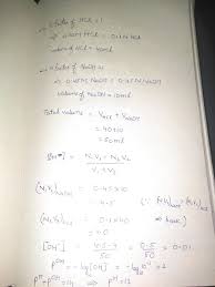 Calculate the molarity of a solution prepared by dissolving 23.7 grams of kmno 4 into enough water to make 750 ml of solution. What Is The Ph Of A Solution Formed By Mixing 40ml Of 0 10 M Hcl With 10ml Of 0 45m Of Naoh Quora