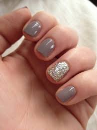 Freehand #5 (khrystynas nail art. 55 Most Beautiful And Easy Glitter Accent Nail Art Ideas