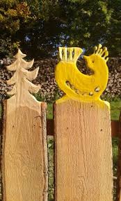 Huhn Tanne Zaun Ideen Zaunlatten Holz Ideen