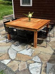 Ana White Simple Square Outdoor Table Diy Projects Diy Patio Table Outdoor Dining Table Diy Diy Outdoor Table