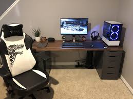 After 15 Years Of Xbox I Have Joined The Dark Side Just Your Typical Ikea Nzxt Setup Computer Gaming Room Cool Bedrooms For Boys Home Office Setup