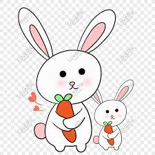 Lukisan arnab hitam putih cikimm com. Gambar Arnab Kartun Gambar Unduh Gratis Imej 401340181 Format Psd My Lovepik Com