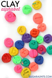 Clay Letters Alphabet Activities Alphabet Crafts Learning The Alphabet