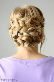 Mixing things up in the hair world is often a best practice that you can find in updo hair design. Braided Updo For Shorter Hair