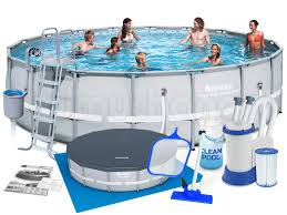 Basen Ogrodowy Stelazowy 549 X 132 Cm 9w1 Bestway 56232 56427 Bestway Pallet Decor Gym Equipment