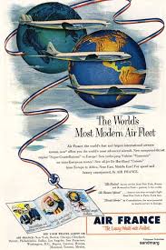 1953 Air France Air France Vintage Airlines Vintage Airline Ads