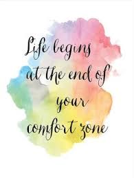 Life Begins At The End Of Your Comfort Zone Quote Print Motivational Poster Confidence Print Inspiring Print Watercolor In 2020 Comfort Zone Quotes Quote Prints Pretty Quotes