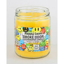 Each candle is scented to not only safely eliminate odor but to add a delightful aroma to the surrounding area. Smoke Odor Exterminator 13oz Jar Candle Happy Daze Walmart Com Walmart Com