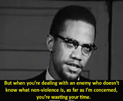 It is violence when we use a sharp word, when we make a gesture to brush away a person, when we obey because there is fear. Malcolm X Violence Quotes Quotes Words