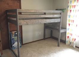 Consider a low loft for younger children. Making A Diy Loft Bed With Desk Pro Tool Reviews