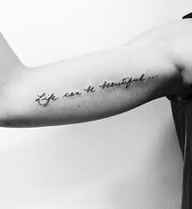 Idees De Phrases Pour Tatouage Life Can Be Beautiful Phrase Tatouage Belle Phrase Pour Tatouage Tatouage