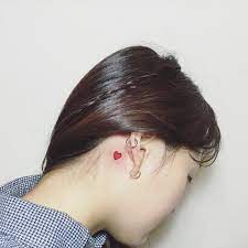 Small Heart Tattoo Behind The Ear Ink Youqueen Girly Tattoos Heart Youqueen Small Heart Tattoos Heart Tattoo Behind The Ear Heart Tattoo