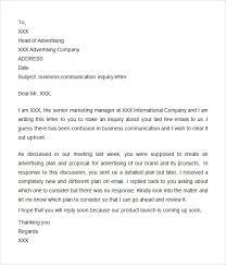 Free 8+ Inquiry Letter Templates In Ms Word | Pdf