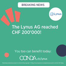 What a success! Lynus reached CHF 200'000! - Conda Schweiz