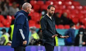 Raheem sterling and harry kane scored for the three lions. Gareth Southgate Defends Cautious Approach During England S Draw With Scotland Bangladesh News